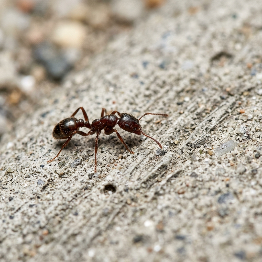 Pavement ant - common Ontario ant found under concrete slabs and foundations
